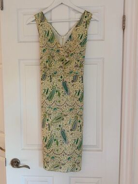 Vintage Y2K Lori M Paisley Maxi Dress Made in Canada